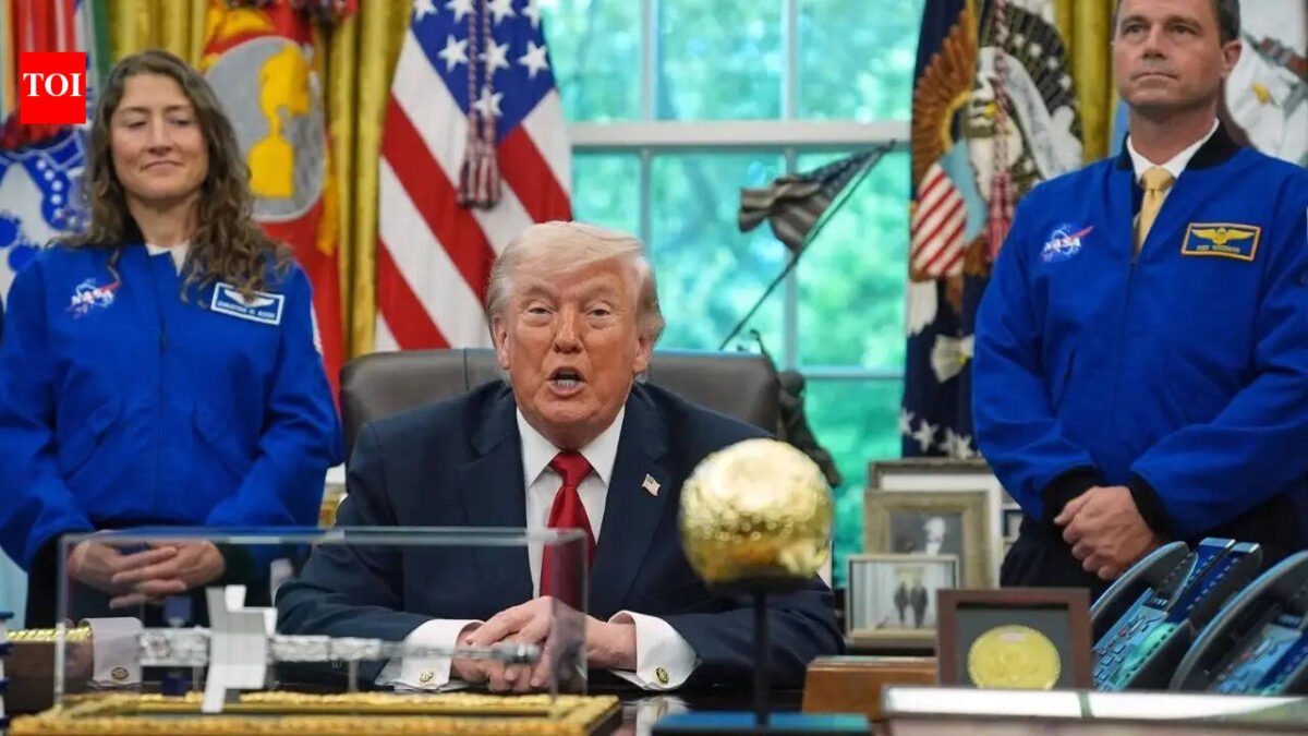 'Can the president fly a space mission?': Trump jokes as Artemis 2 astronauts visit White House