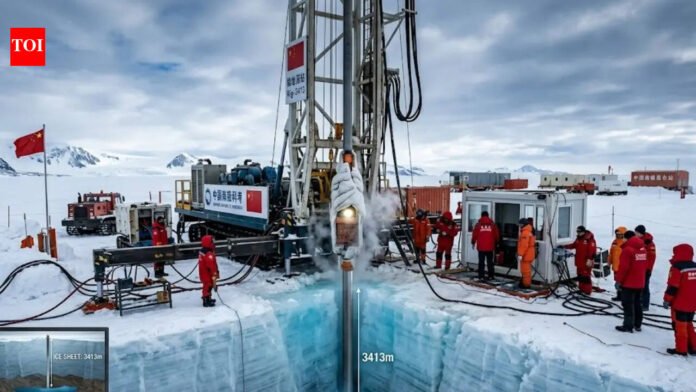 China drills 3,413 meters through Antarctic ice to reach hidden waters of Qilin Lake | World News

