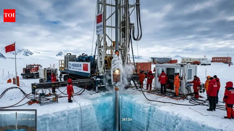 China drills 3,413 meters through Antarctic ice to reach hidden waters of Qilin Lake | World News