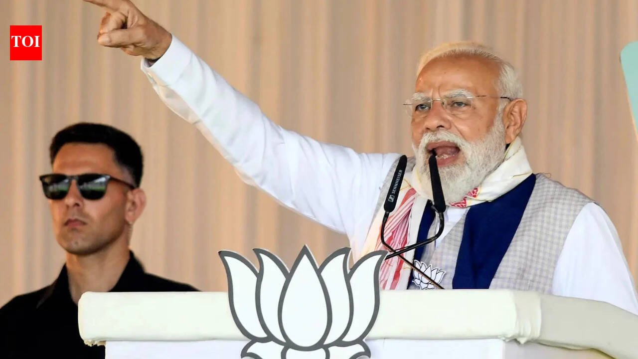 'Congress sings tune of Pakistan': PM Modi slams opposition at Assam rally; cites national security, development