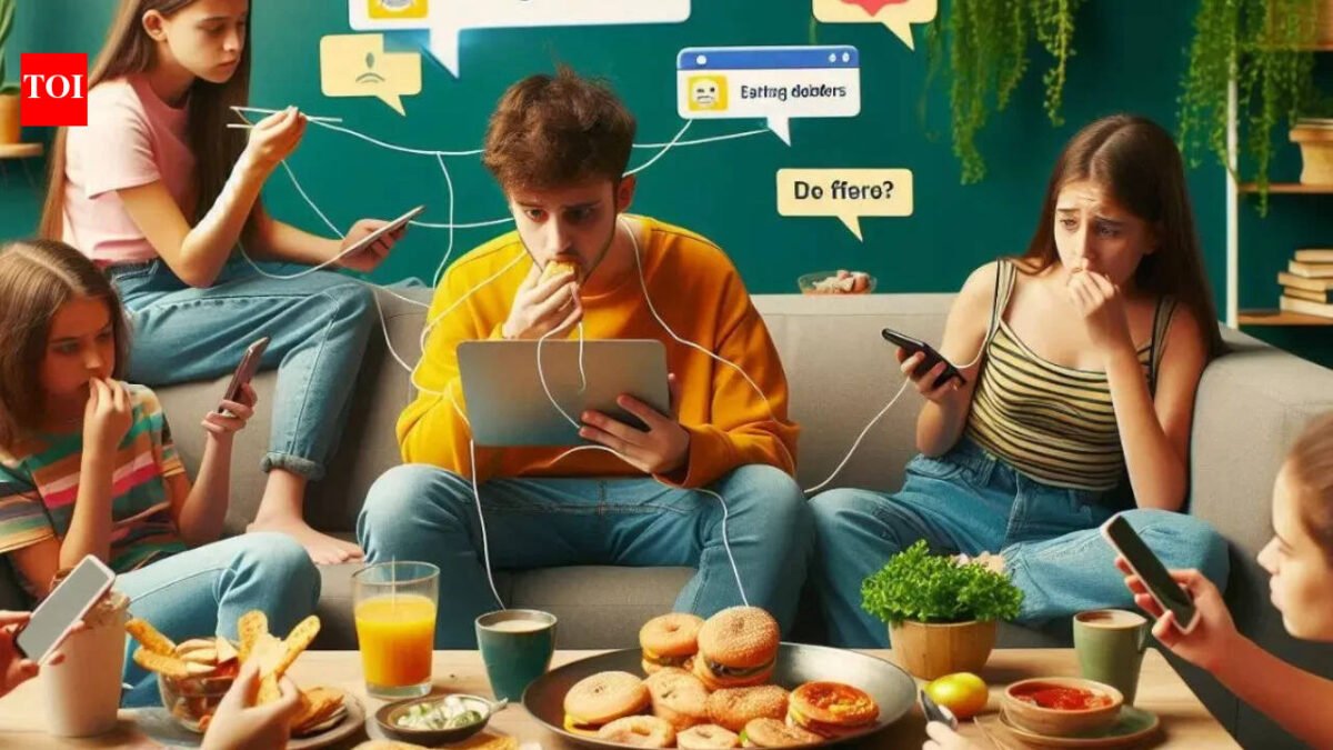 Could social media addiction lead to eating disorders in teens?