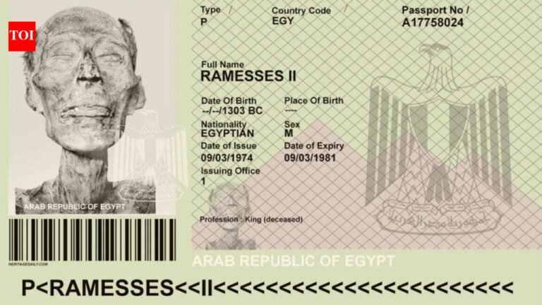 Did Egypt really issue a passport to Ramses II flying to Paris in 1974 3,000 years ago? Fact or fiction?