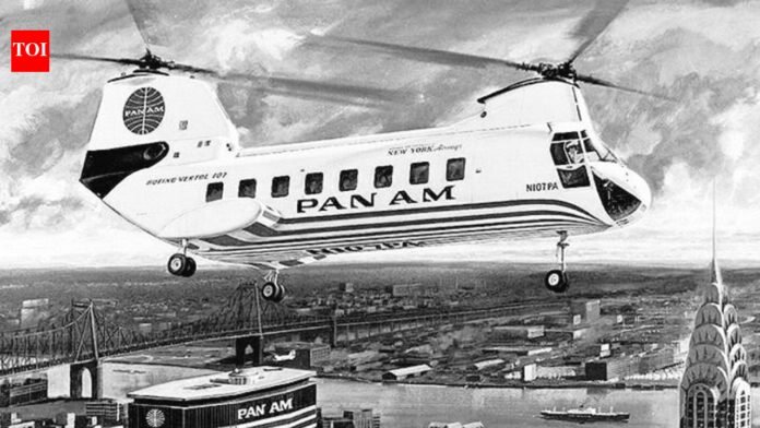 Did you know that in 1965 New York City used helicopters to fly from skyscraper rooftops to the airport? That's why everything goes wrong

