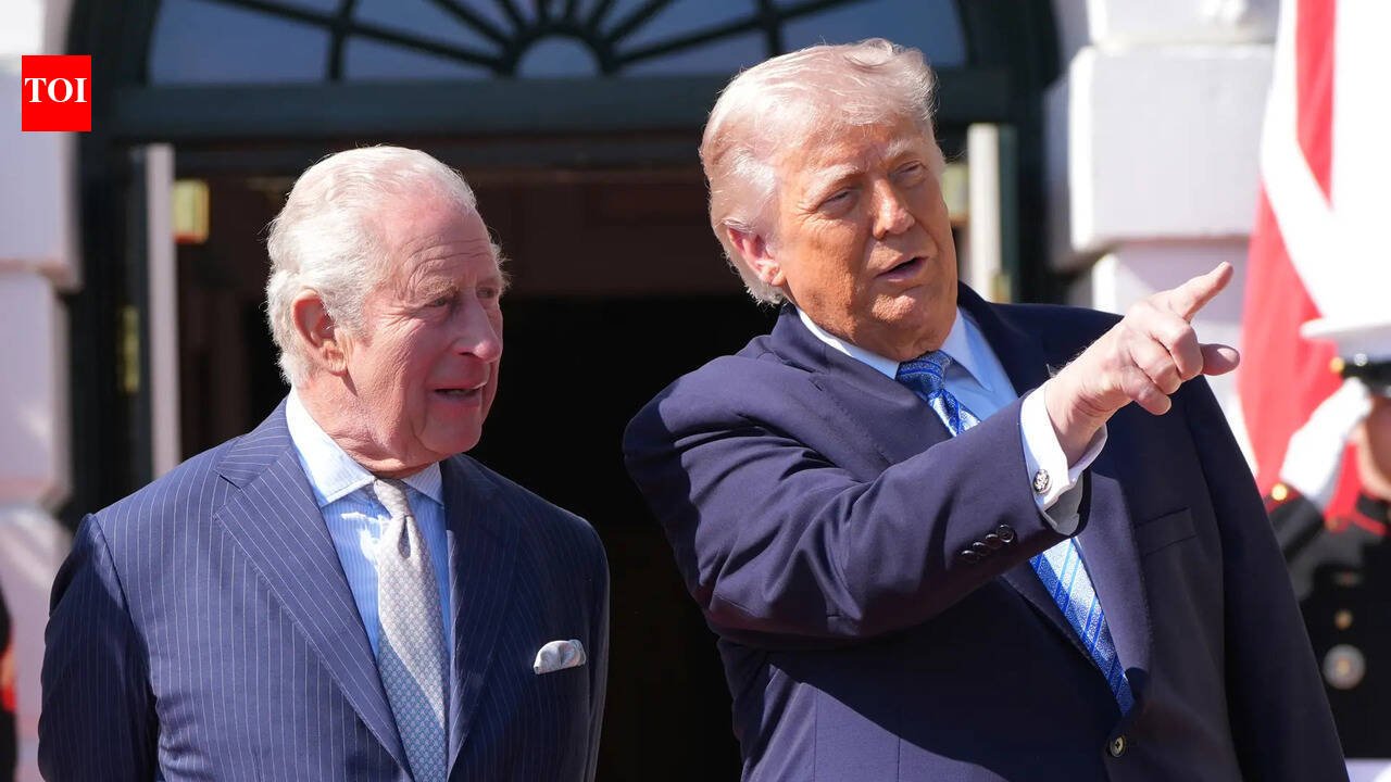Donald Trump: Trump praises Brits as 'friends' as King Charles visits