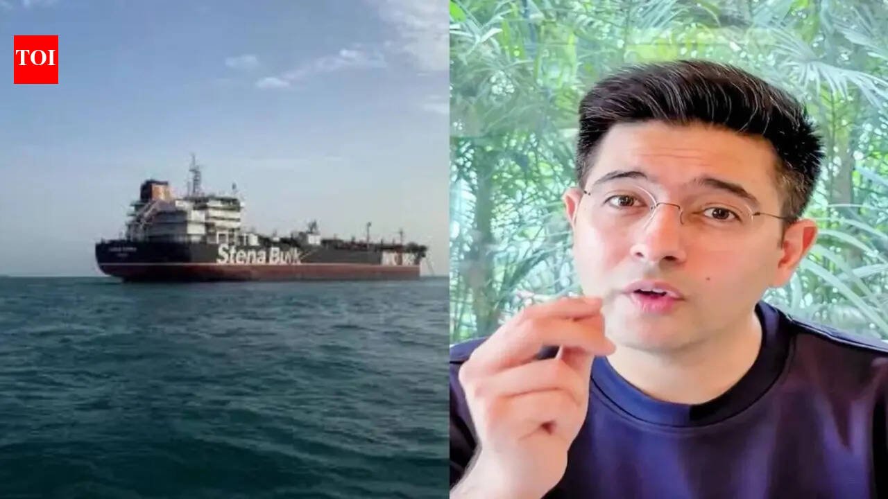 Evening News Report: Iran attacks oil tanker with 12 Indian crew on board; AAP accuses Raghav Chadha of conspiring with BJP and more