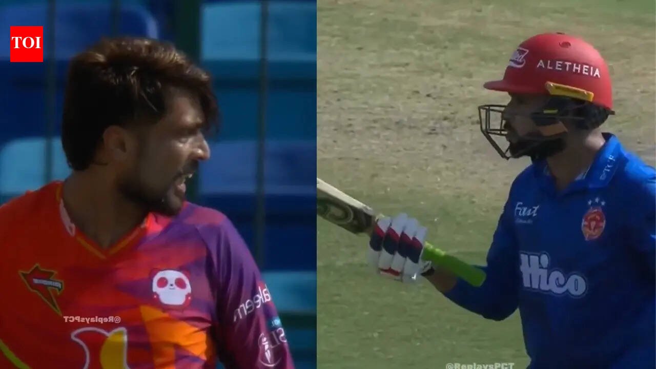 Fight in PSL: Tensions boil over as Fahim points his bat at Aamir behind the wicket - Watch