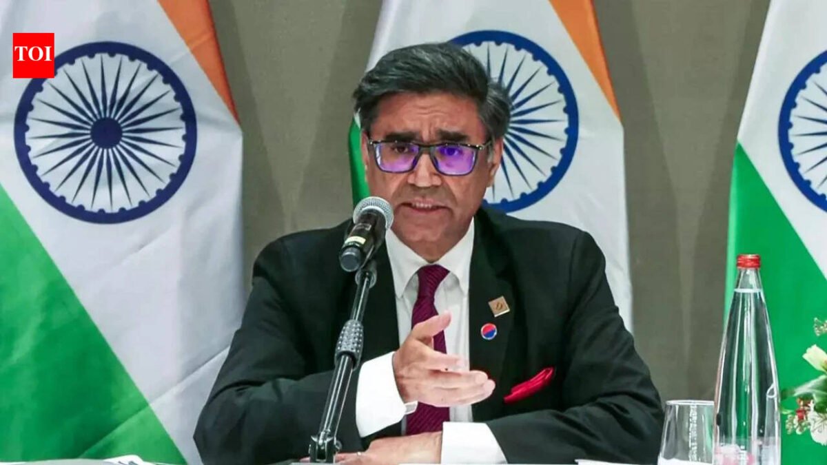 Foreign Secretary Vikram Misri represents India to discuss Hormuz crisis with over 60 countries