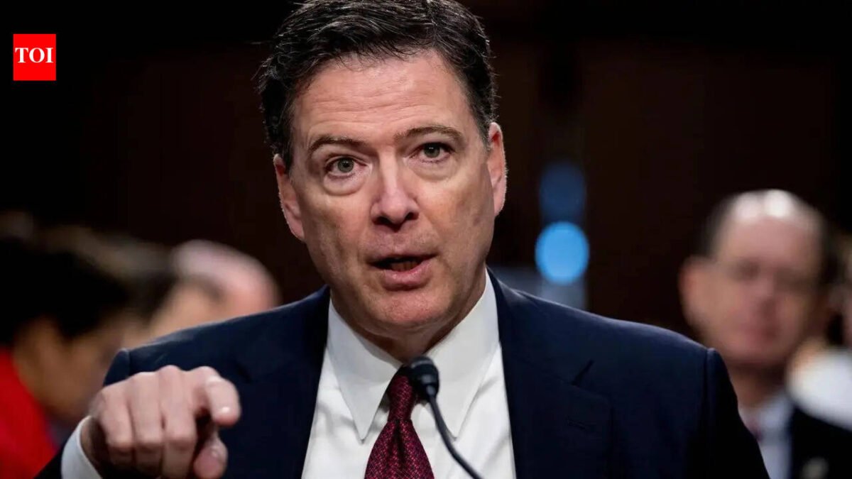 Former FBI Director James Comey turns himself in in 'threat' case against Donald Trump; what is the '86 47' post?