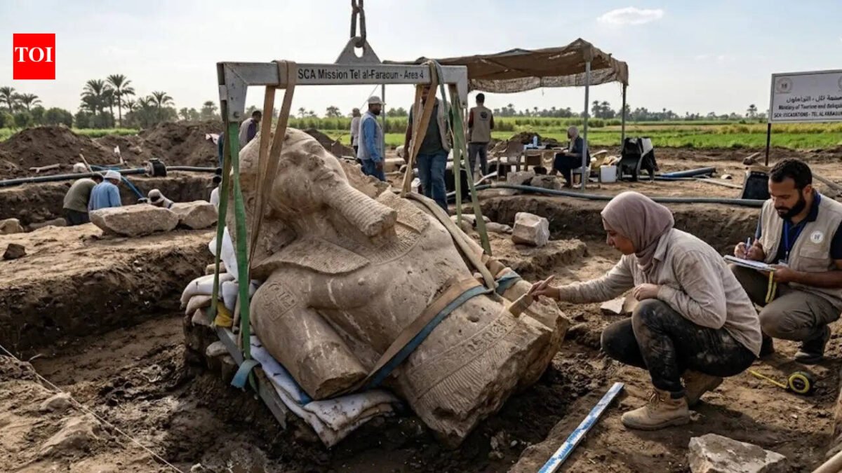 Fragments of giant Ramses II statue found in Nile Delta reveal new clues about ancient Egypt World News