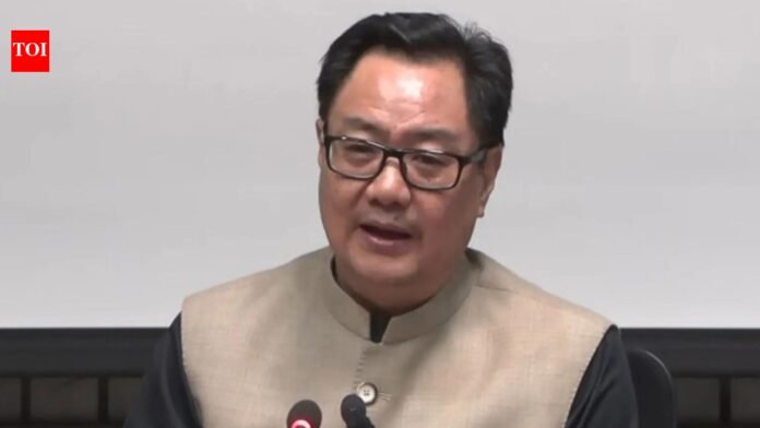 'Goodbye tukde-tukde INDI alliance': Kiren Rijiju on Raghav Chadha, 6 AAP MPs join BJP

