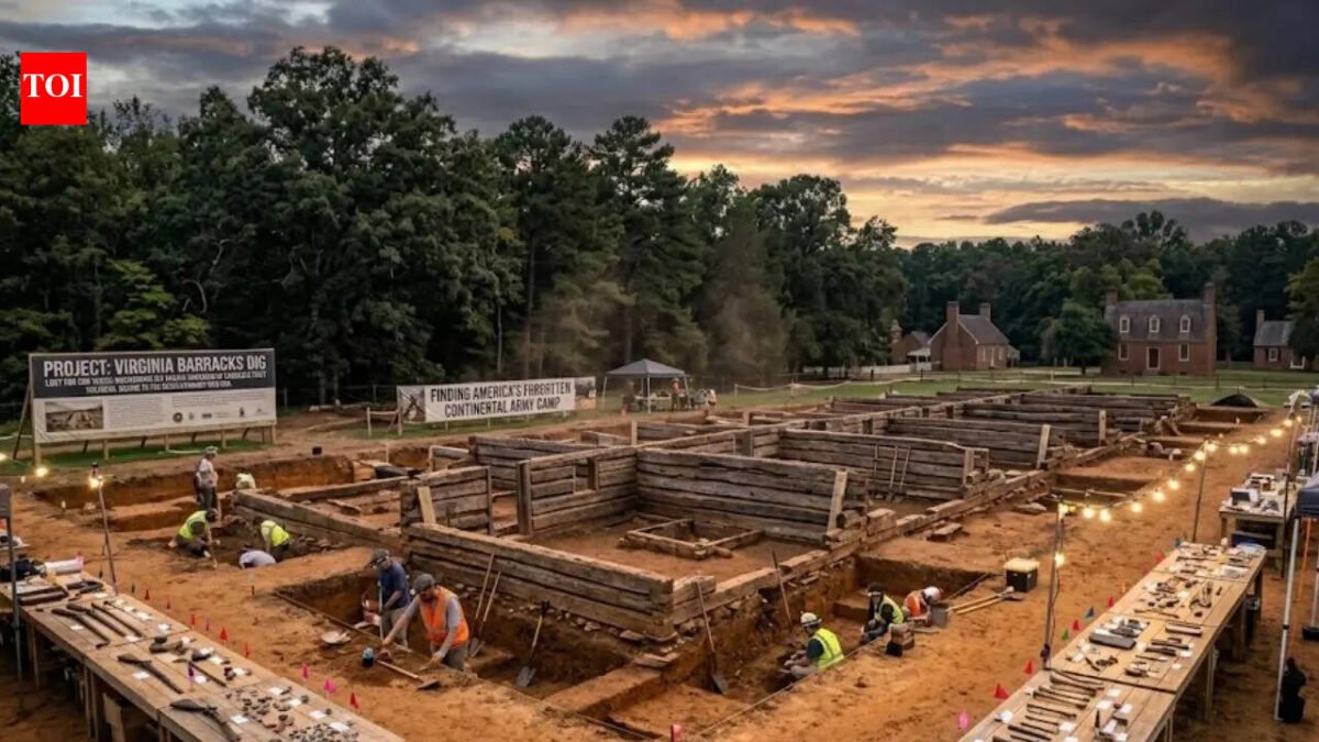 Hidden Army Camp in Virginia: Lost for 200 Years: Virginia dig uncovers hidden military camp of America's first soldiers | World News
