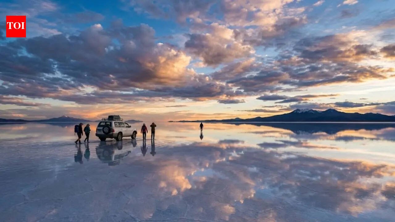 How Bolivia's rains turned a salt desert into the world's biggest mirror World News