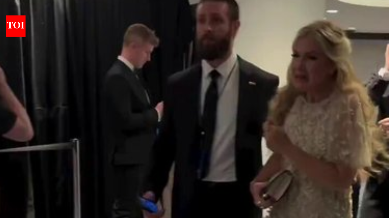 'I just want to go home': Tearful Erica Kirk escorted out after White House Correspondents' Dinner shooting