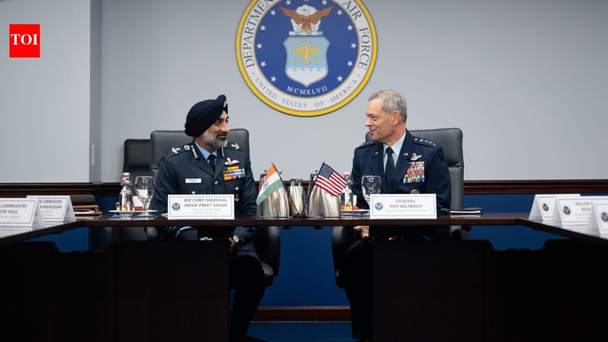 Indian Air Force chief meets senior US officials to discuss shared strategic priorities, MQ-9B drones