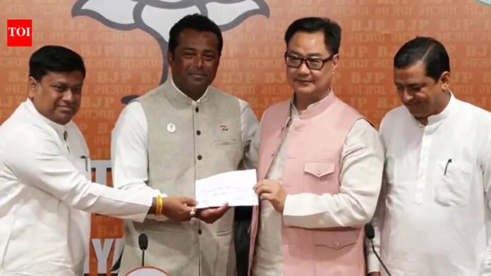 Leander quits TMC, joins BJP 'to serve youth and countrymen'

