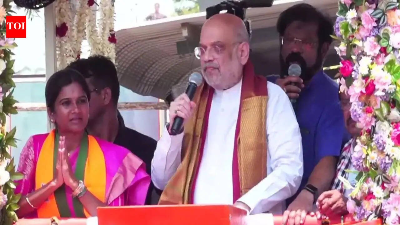 'MK Stalin wants his son to be CM': Amit Shah slams DMK dynastic politics