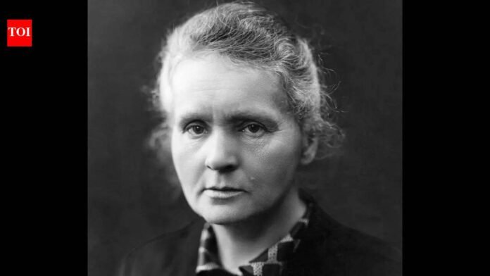 Marie Curie's quote of the day: 