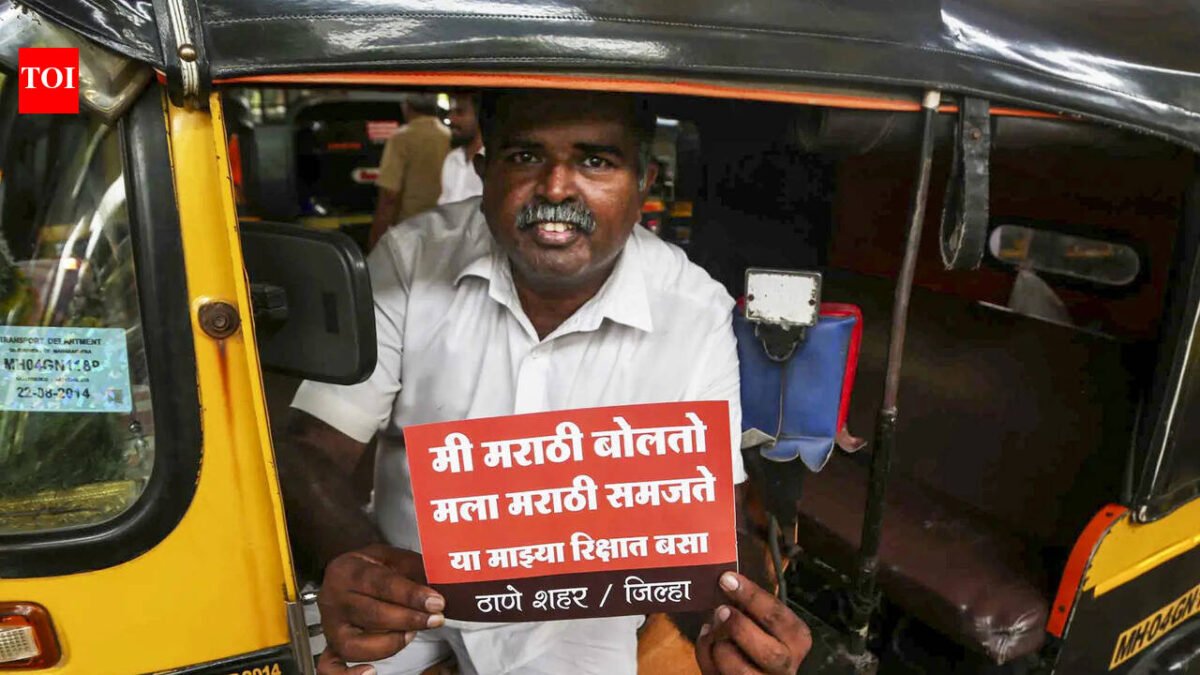 Minister Maha stops taking action against auto and taxi drivers over Marathi language issue
