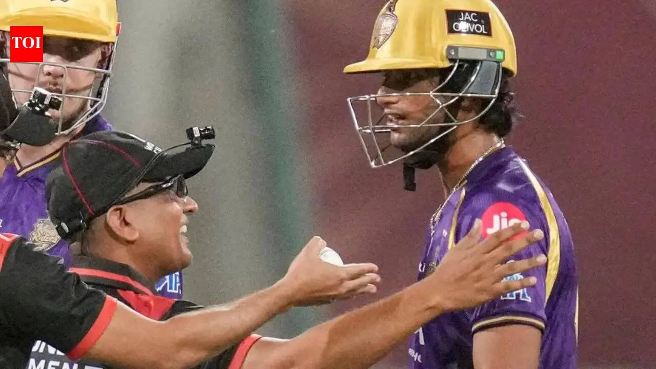 'Misuse of cricket equipment': Angkrish Raghuvanshi fined by IPL