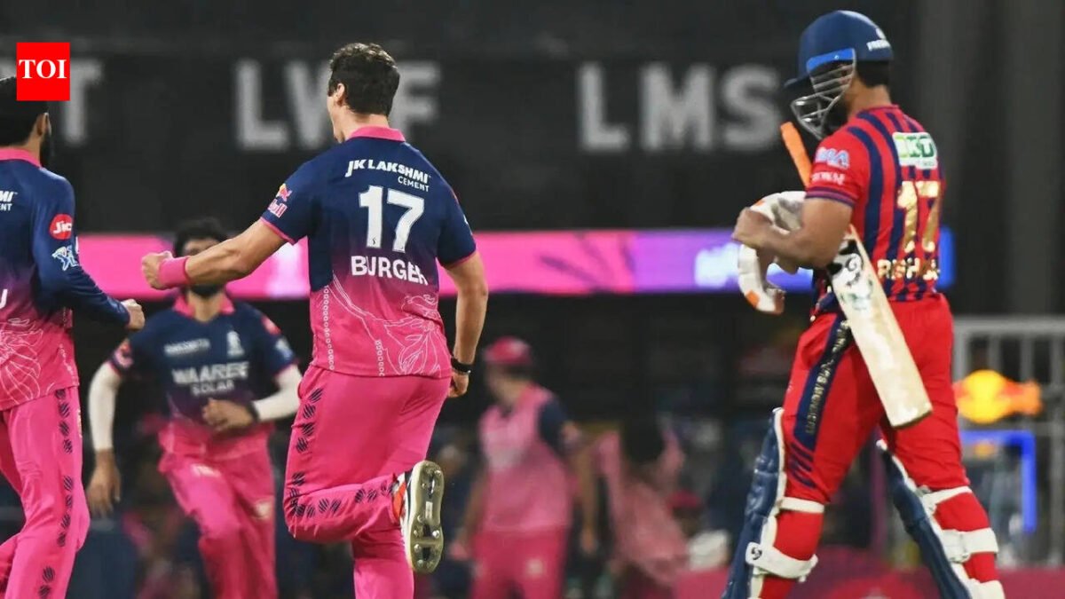 Nandre Burger fined for making send-off gesture to Pant during RR's match against LSG