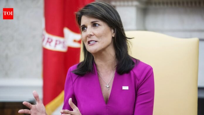 Nikki Haley says the U.S. will 