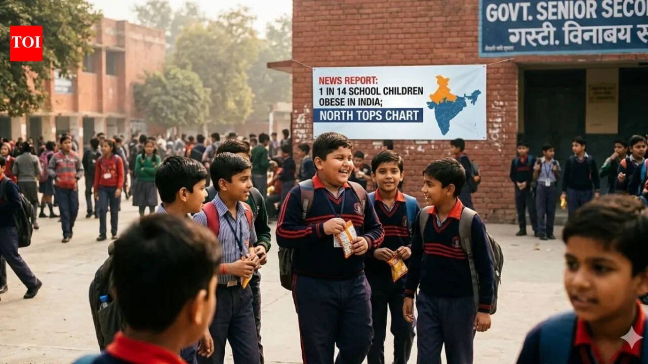One in four students in India is obese; North top chart