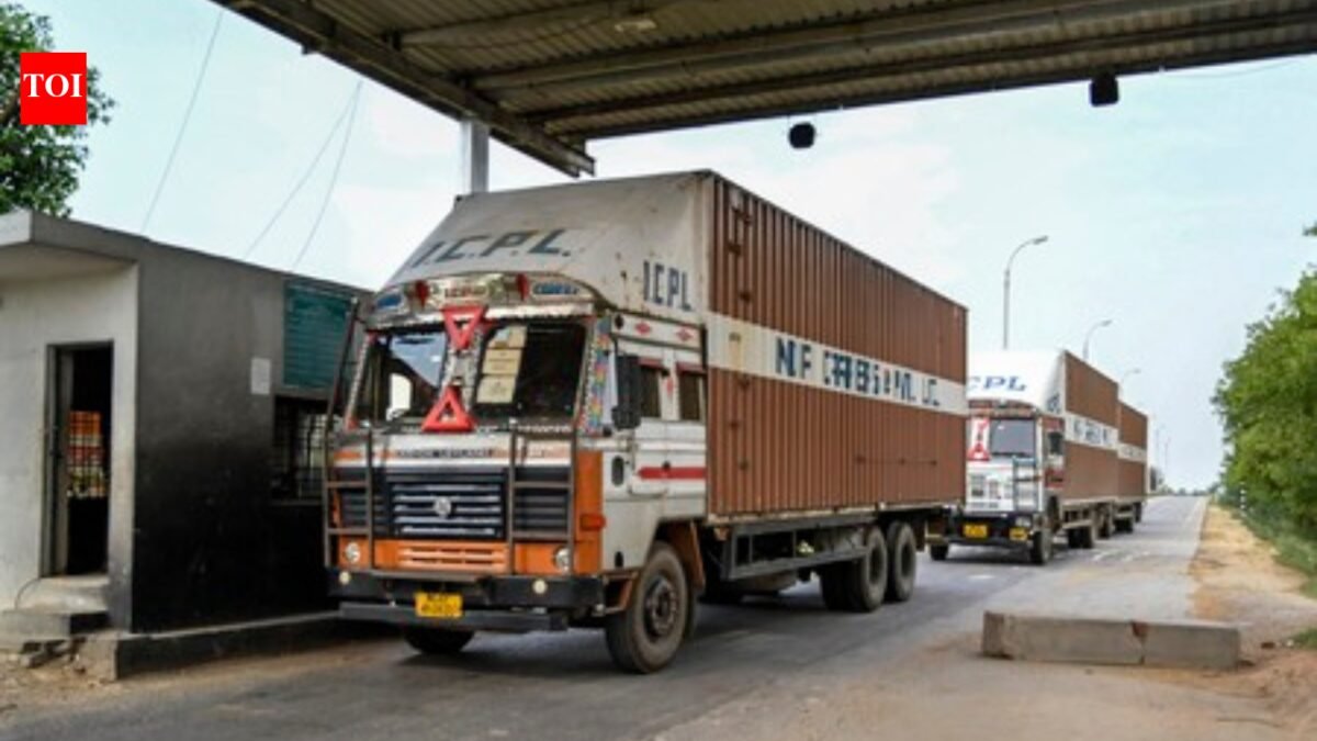Overloaded vehicles pay up to 4 times toll; now must report to Vahan