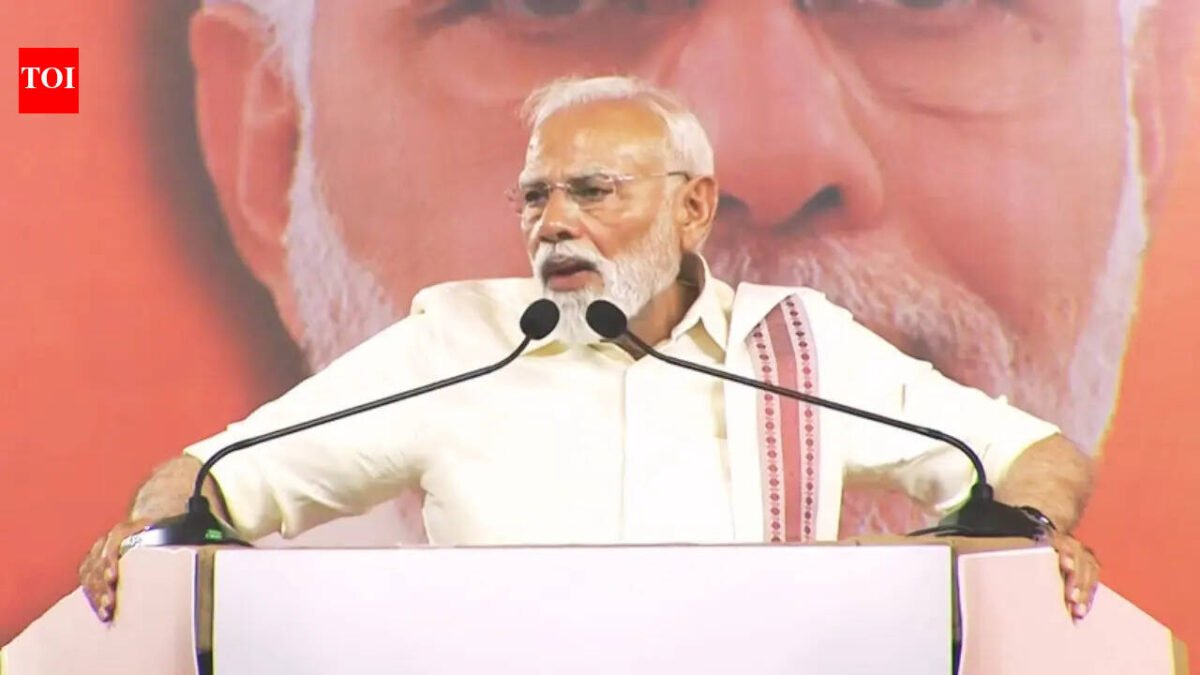 PM Modi addresses rally in Coimbatore: 'Rise of ordinary women creates trouble for DMK and Congress'