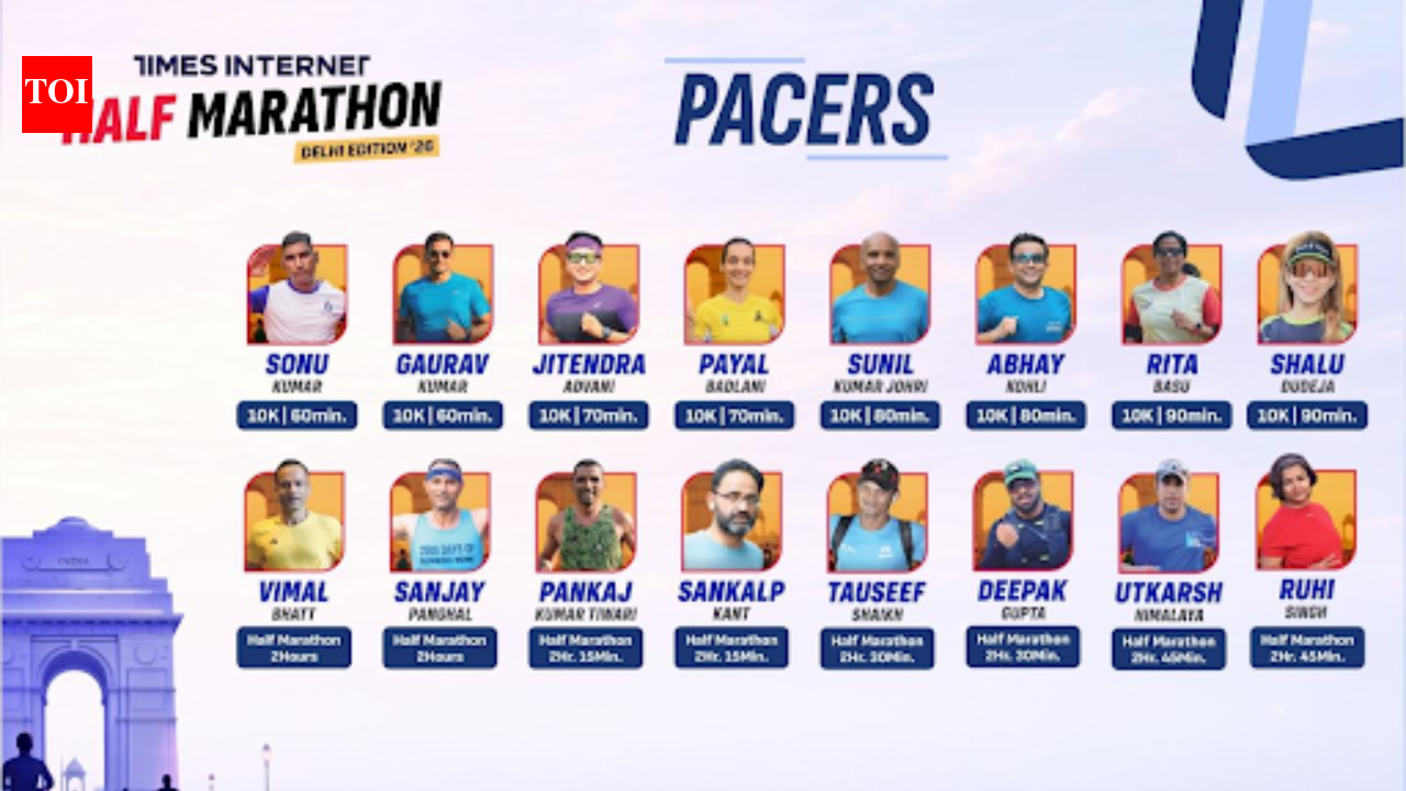 Pacers set pace at Times Internet Half Marathon