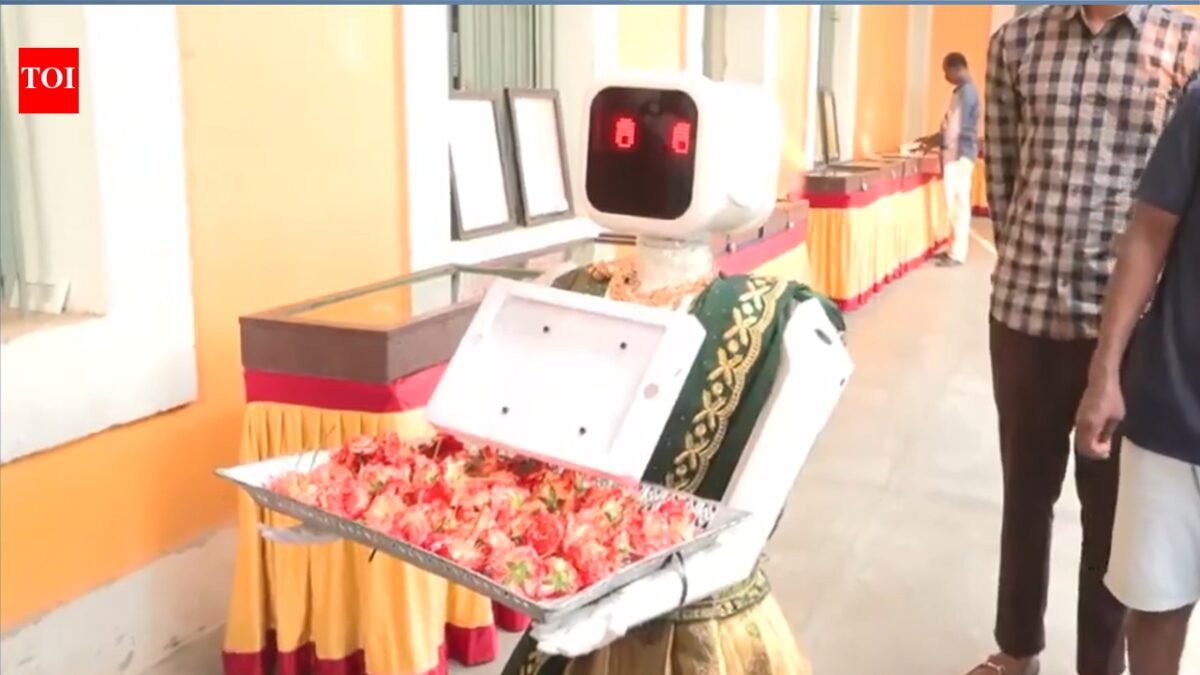 Puducherry Elections 2026: Robot 'Nila' greets voters as NDA vs Congress tussles
