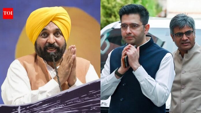 Punjab CM Bhagwant Mann seeks President Murmu's intervention after Raghav Chadha-led AAP leaves Lok Sabha

