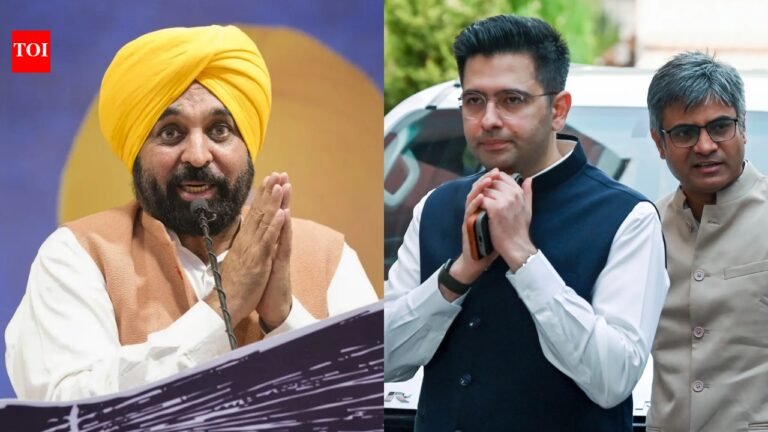 Punjab CM Bhagwant Mann seeks President Murmu’s intervention after Raghav Chadha-led AAP leaves Lok Sabha
