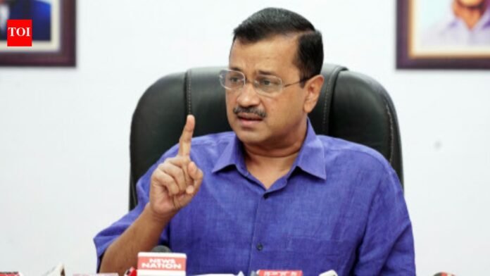 Raghav Chadha exit: BJP releases poster mocking Arvind Kejriwal with 'AAP-da' jibe, broken broom

