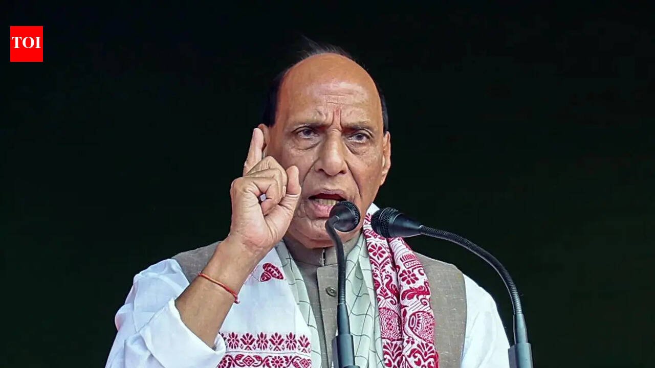 Rajnath says BJP restored peace in Assam, spurred development
