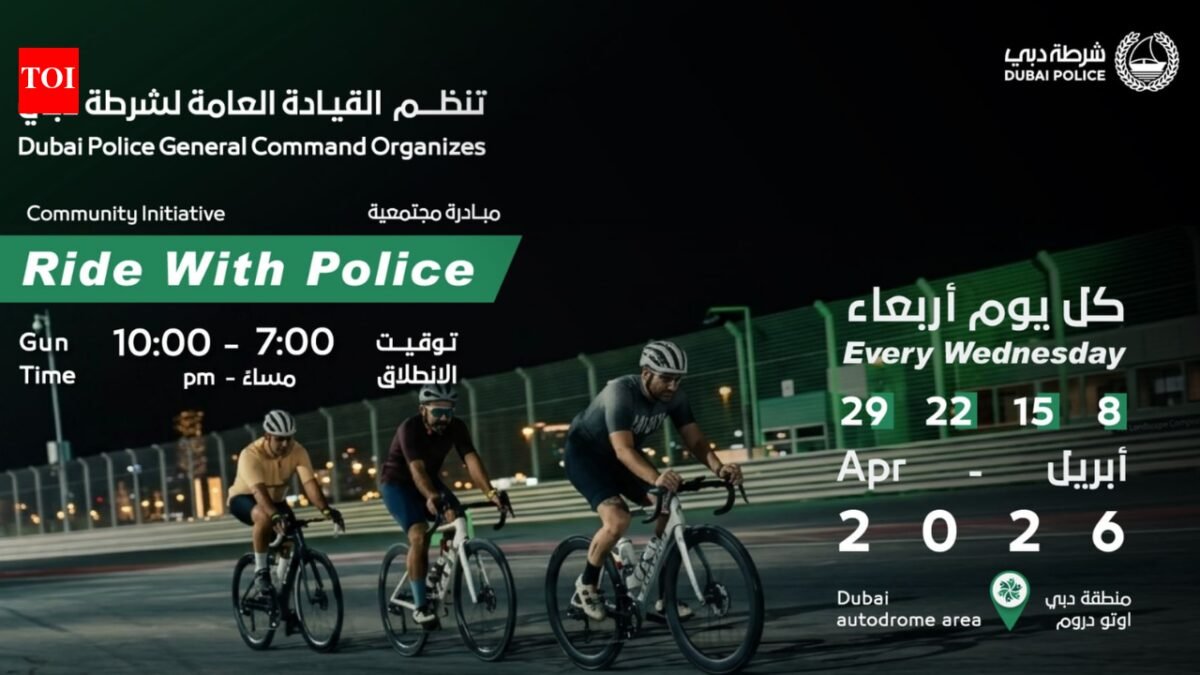 'Ride with a Cop': Dubai Police launches weekly cycling event at velodrome | World News