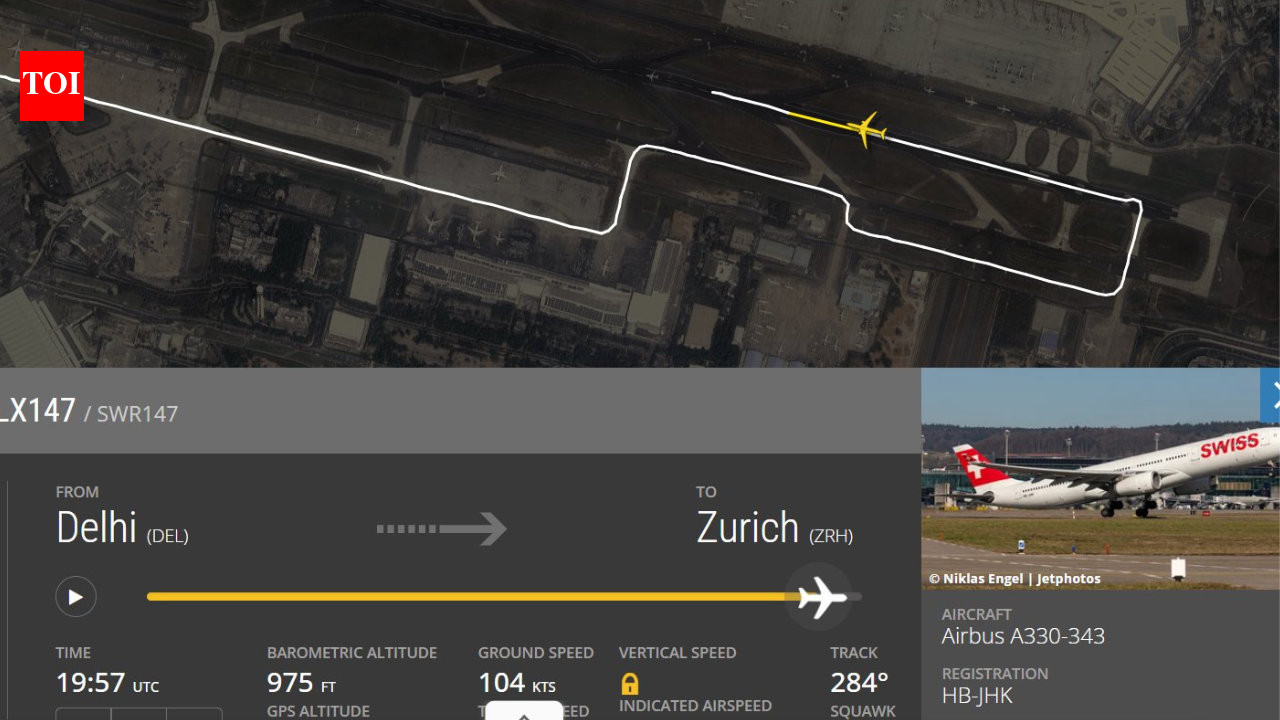 SWISS Delhi-Zurich flight engine catches fire during takeoff roll; aircraft evacuated on runway