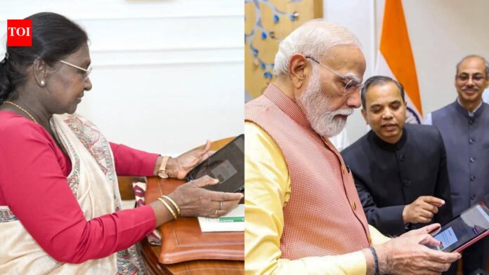 Self-enumeration by President Murmu, VP & CEO PM Modi launches 2027 Census

