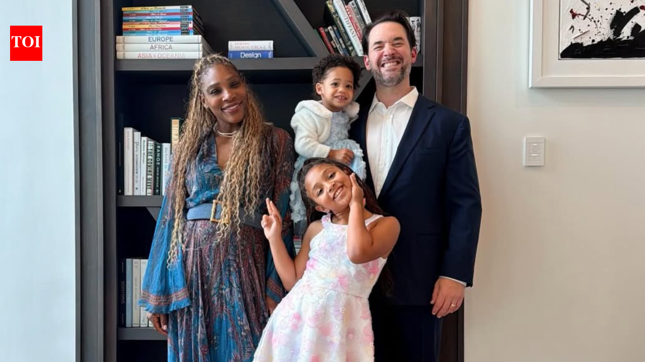 Serena Williams: Serena Williams posts rare family Easter photo with Alexis Ohanian, Olympia and Adira and reveals why motherhood changed her life | International Sports News