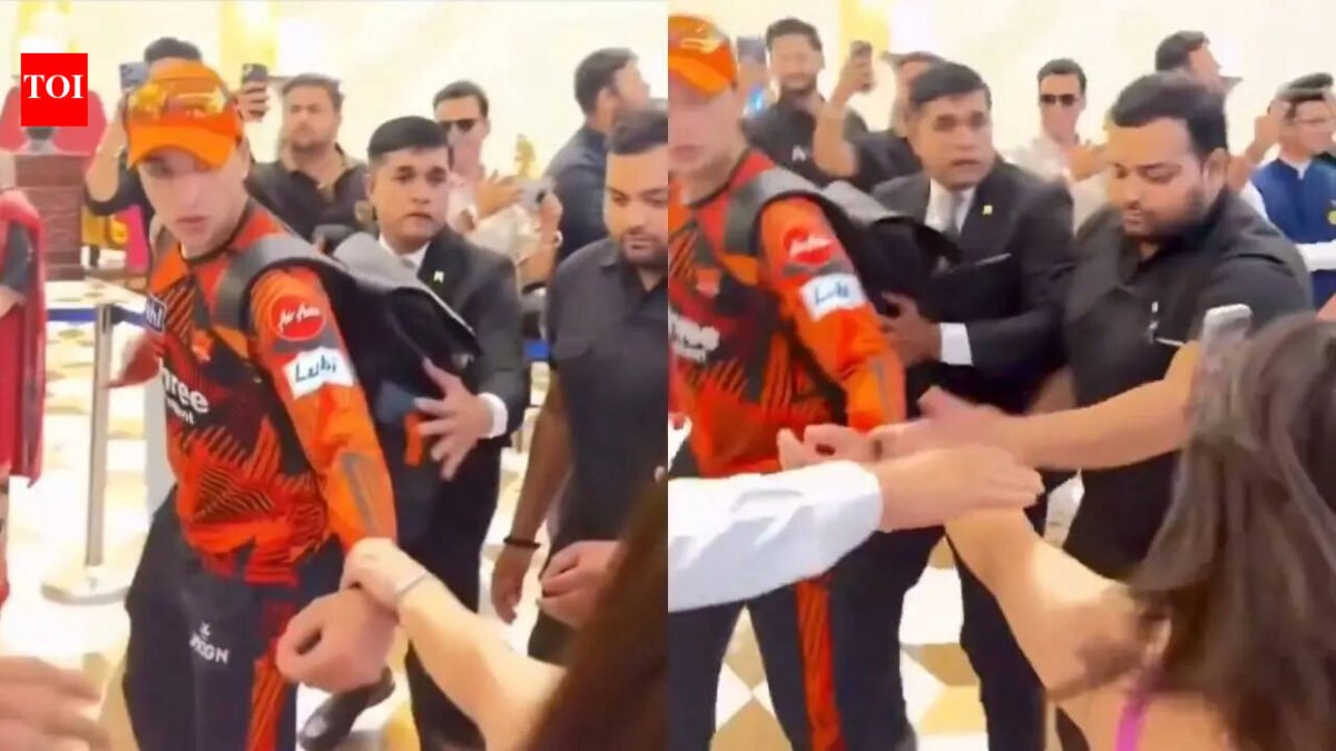 Shocking! Fangirl holds Abhishek's hand forcibly; safety measures - Watch