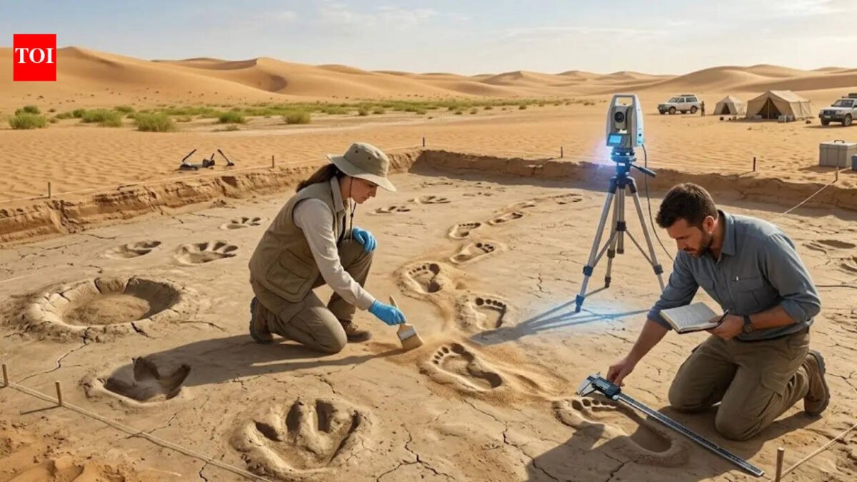 Shocking discovery in Saudi Arabia: 120,000-year-old footprints reveal where humans have walked World News
