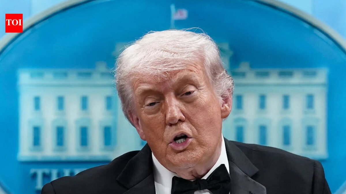 Shooting proves need for White House ballroom: Trump