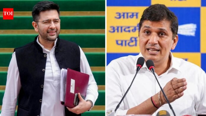 Soft PR, 'samosa' slam: How Arvind Kejriwal's 'soldier' ​​defended Raghav Chadha's 'demotion' in Rajya Sabha

