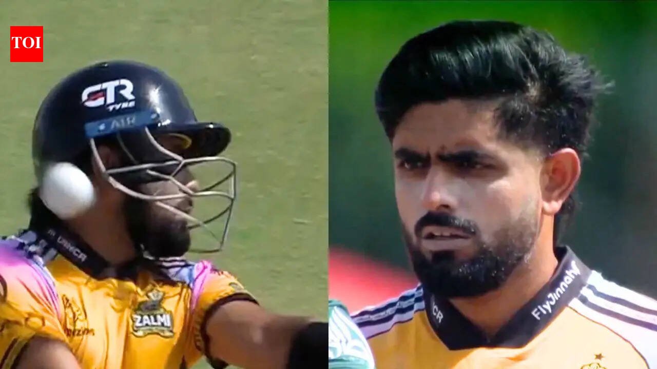 Terrible! Pakistan player Babar Azam feels severe pain during PSL match - Watch