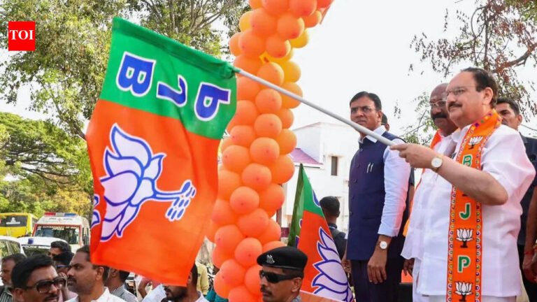 Two free gas cylinders, e-scooters, scholarships: JP Nadda unveils BJP’s promises in Puducherry polls