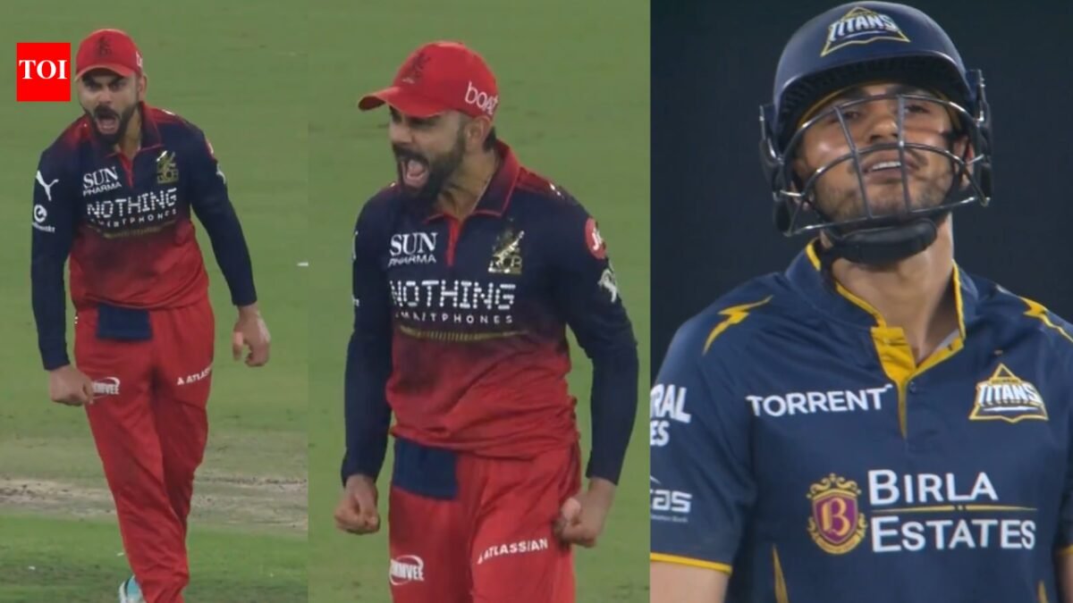 Virat Kohli's aggressive send-off to Shubman Gill goes viral - Watch