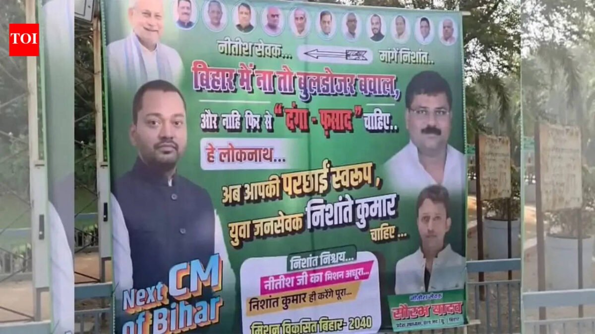 'We need young Jansevak': JD(U) workers pick Nishant Kumar as 'future chief minister' of Bihar after Nitish exit