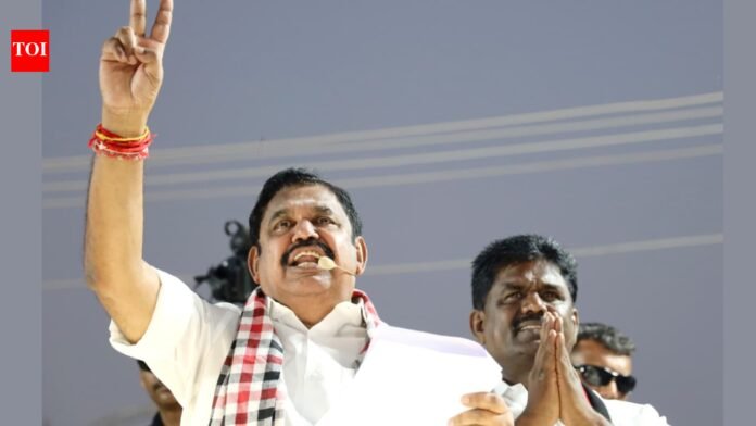 'We will fight back': AIADMK chief Palaniswami criticizes Stalin for 'talking bad about him'; slams Congress Union ministers


