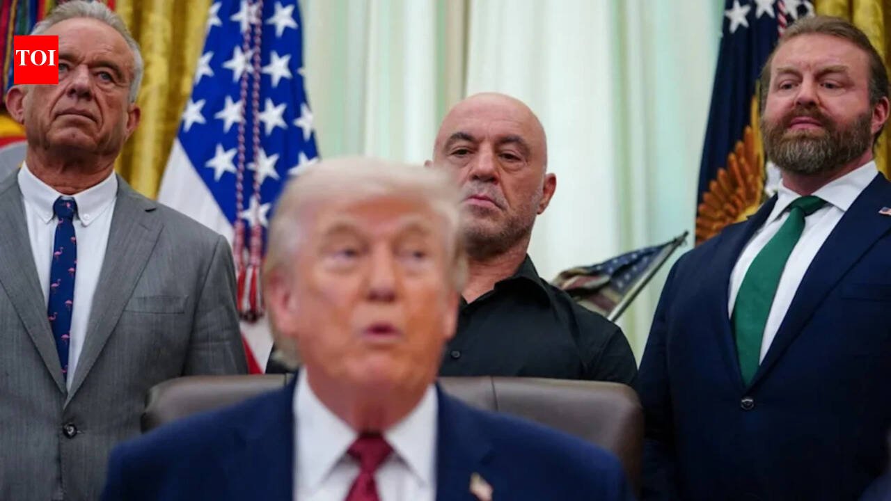 What is Joe Rogan doing in the White House? Trump invites podcaster, calls him a 'liberal'