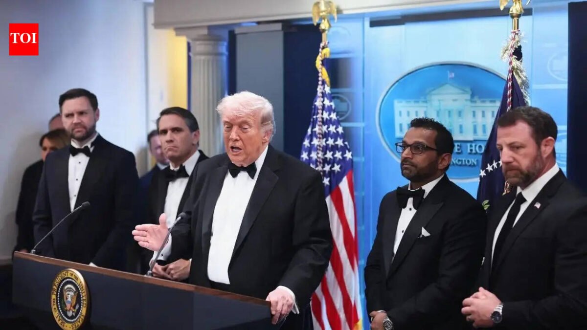 'When you read his manifesto, he hates Christians': Trump calls White House shooter 'sick man'