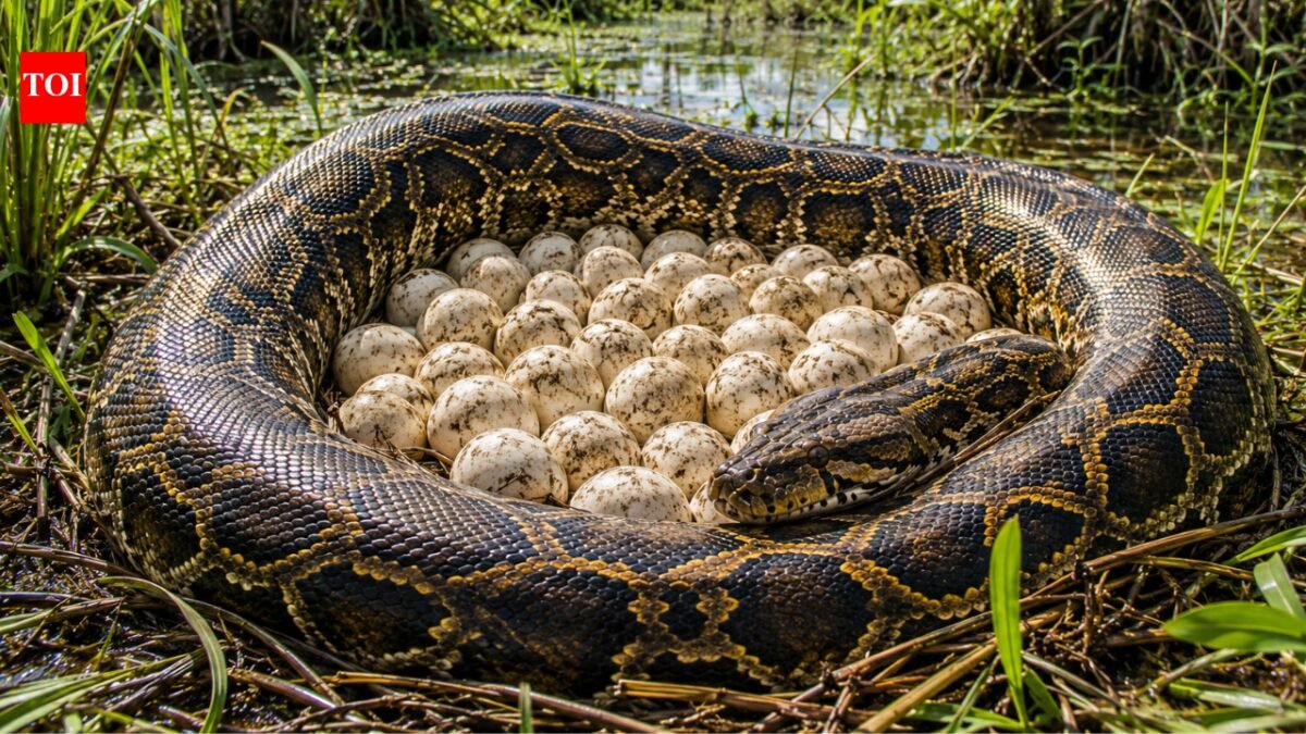 120 Burmese python eggs found in Florida Everglades